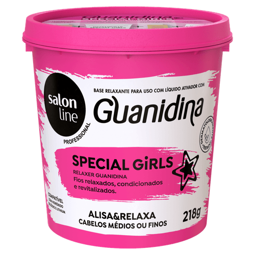 Guanidina Special Girls Relaxer Salon Line 218gr