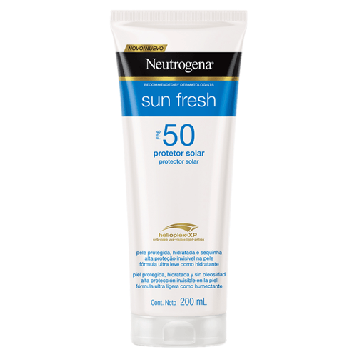 Protetor Solar FPS 50 Neutrogena Sun Fresh Bisnaga 200ml
