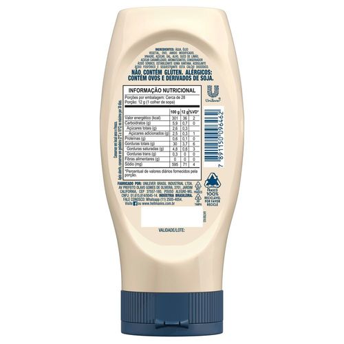 Maionese Hellmann's Alho 335 g