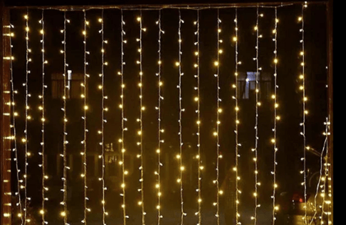 CORTINA NATAL LED 2,5M WARM 127V