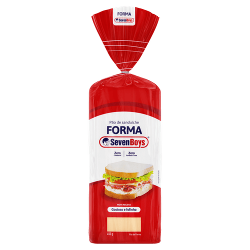 Pão de Forma Sanduíche Seven Boys Pacote 450g
