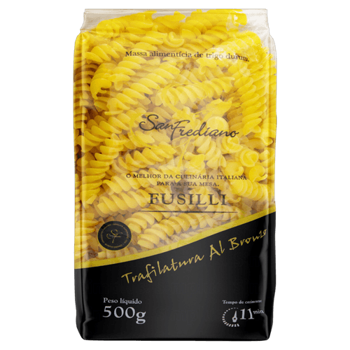 Macarrão de Sêmola de Trigo Grano Duro Fusilli San Frediano Pacote 500g