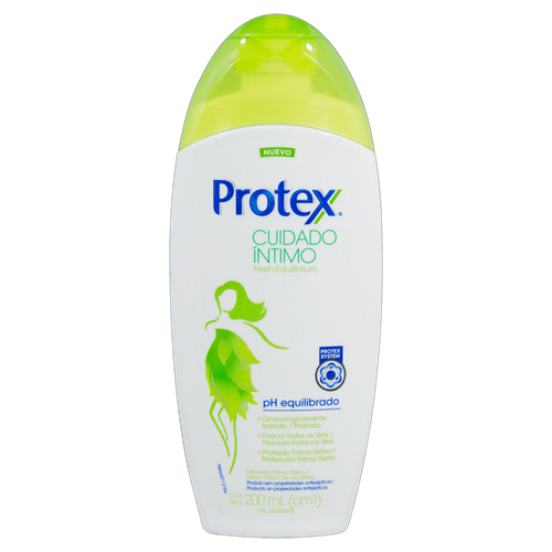 Sabonete Líquido Íntimo Fresh Equilibrium Protex Cuidado Íntimo Frasco 200ml