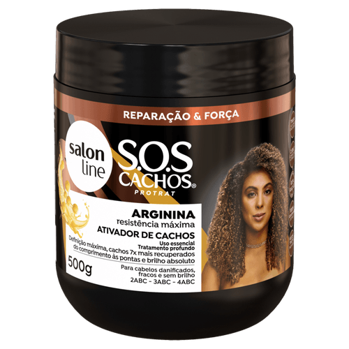 Ativador de Cachos Salon Line sos 500g-pt reconst