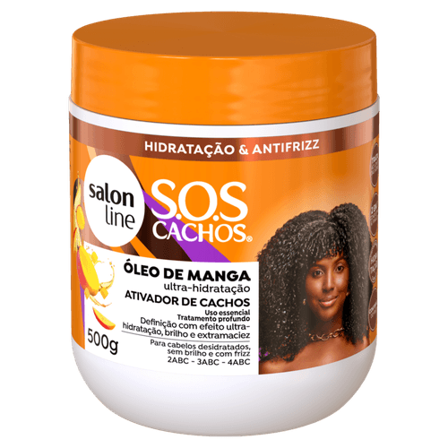 Ativador de Cachos SOS Cachos Óleo de Manga Salon Line 500g