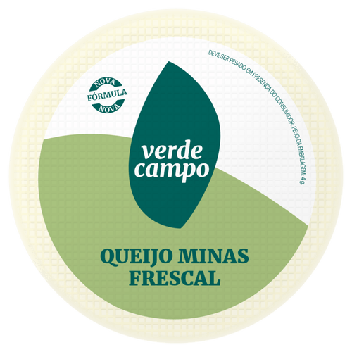 Queijo Minas Frescal Verde Campo 500g