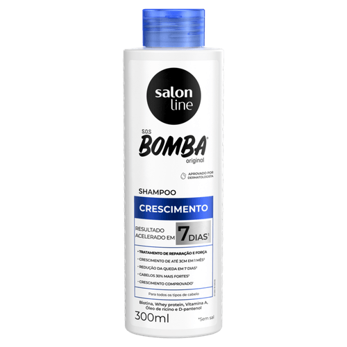 Shampoo Salon Line S.o.s Bomba Frasco 300ml