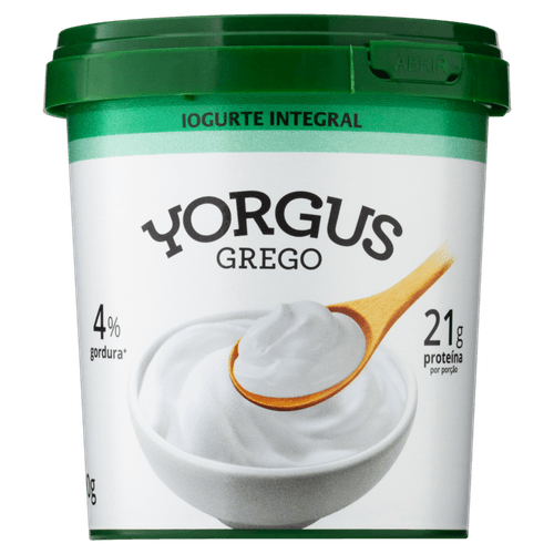 Iogurte Grego Yorgus 4% de Gordura Integral Pote 500 g