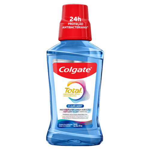 Enxaguante Bucal Colgate Total 12 Clean Mint 250ml