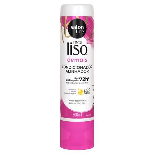 Condicionador Salon Line Meu Liso Desmaia Frasco 300ml