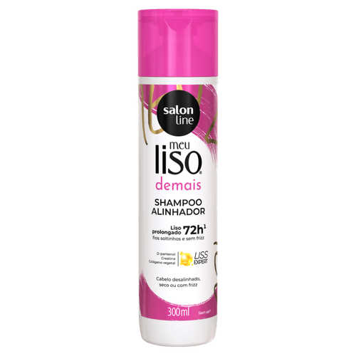 Shampoo Salon Line Meu Liso Desmaia Frasco 300ml