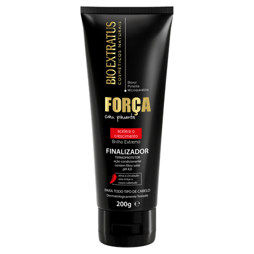 Finalizador de Cabelo Bio Extratus Força com Pimenta Brilho Extremo 200g