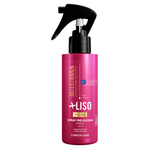 Finalizador de Cabelo Bio Extratus Liso Spray Pré Escova 100ml