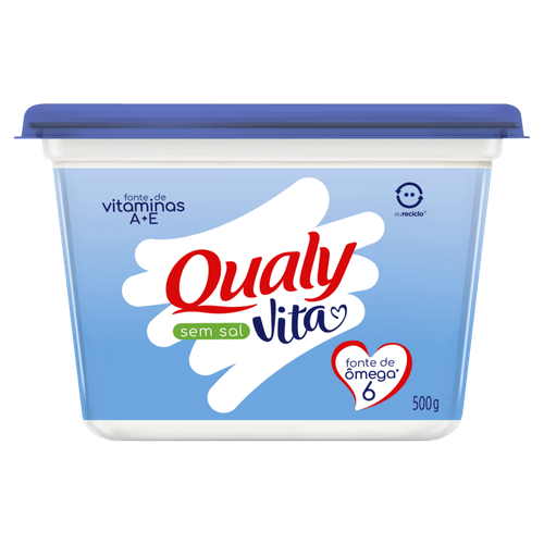 Margarina Ômega 6 sem Sal Qualy Vita Pote 500g