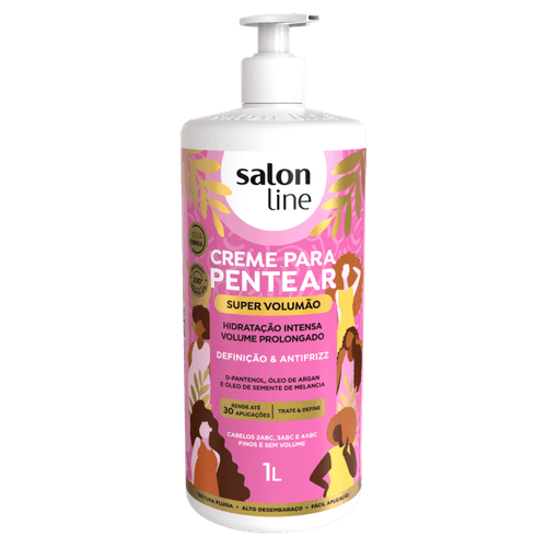 Creme para Pentear Super Volumão Salon Line 1L