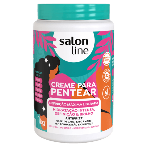 Creme Para Pentear Definição Máxima Salon Line 1kg