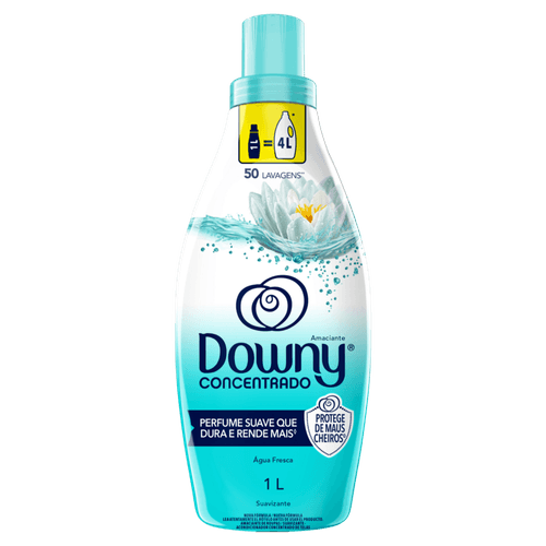 Amaciante de Roupa Concentrado Água Fresca Downy Frasco 1l