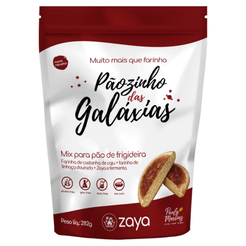 Mix para Pão de Frigideira sem Glúten Zaya Pãozinho das Galáxias Pouch 282g