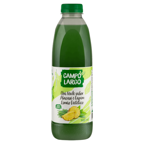Chá Verde Capim-Limão e Abacaxi Campo Largo Garrafa 900ml