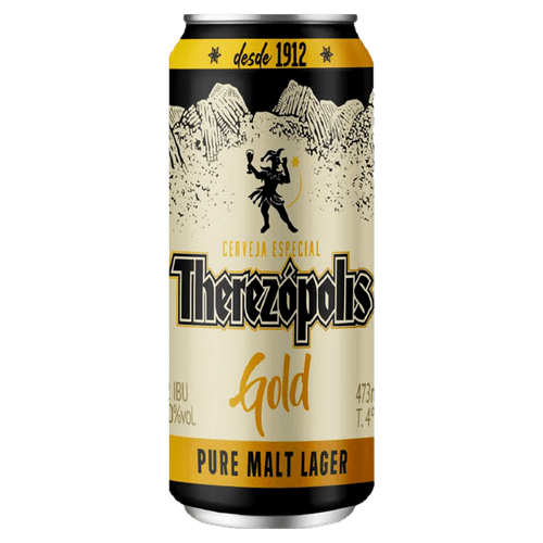 Cerveja Especial Lager Puro Malte Gold Therezópolis Lata 473ml