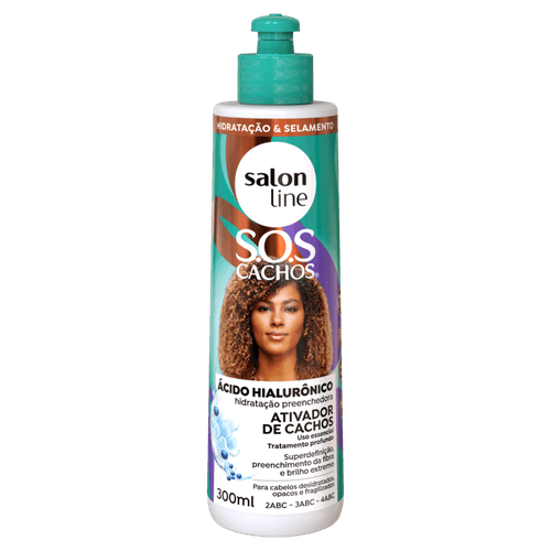 Ativador De Cachos Salon Line S.O.S Cachos Ácido Hialurônico 300ml