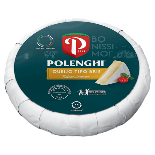 Queijo Brie Polenghi A Queijaria Pedaço 1Kg