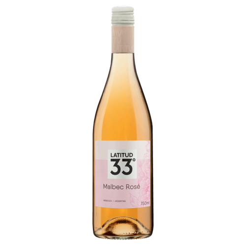 Vinho Argentino LATITUD 33 Rose Malbec 750ml