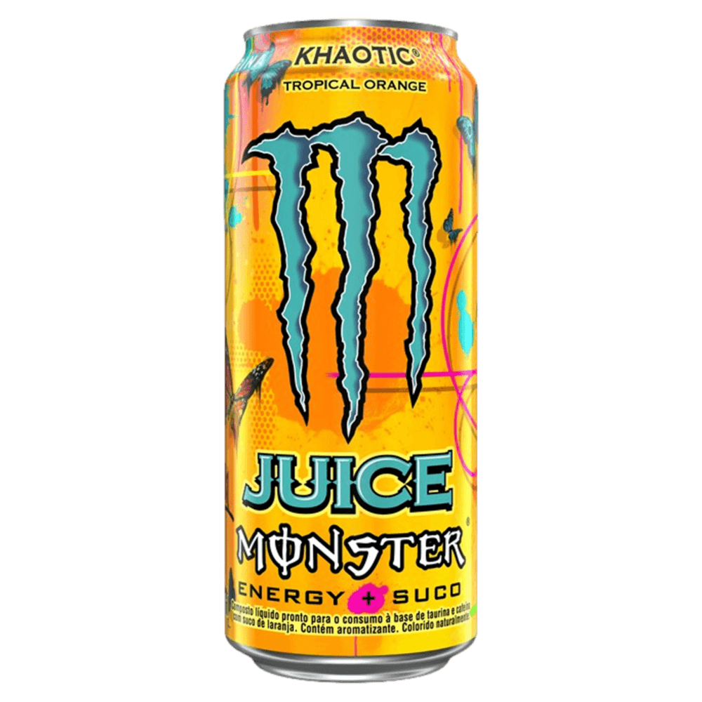 Energético Monster Energy Juice Khaotic Tropical Orange Lata 473ml