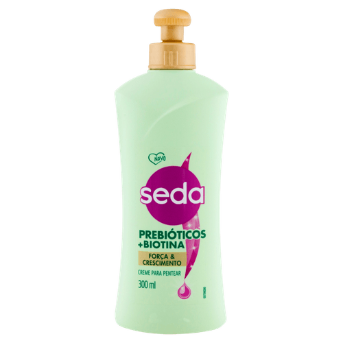 Creme para Pentear Seda Prebióticos + Biotina Frasco 300ml