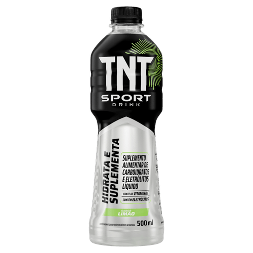 Suplemento Alimentar de Carboidratos e Eletrólitos Líquido Limão TNT Garrafa 500ml