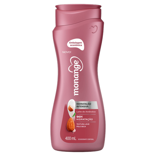 LEITE HID MONANGE 400ML-FR LEITE DE AMENDOAS