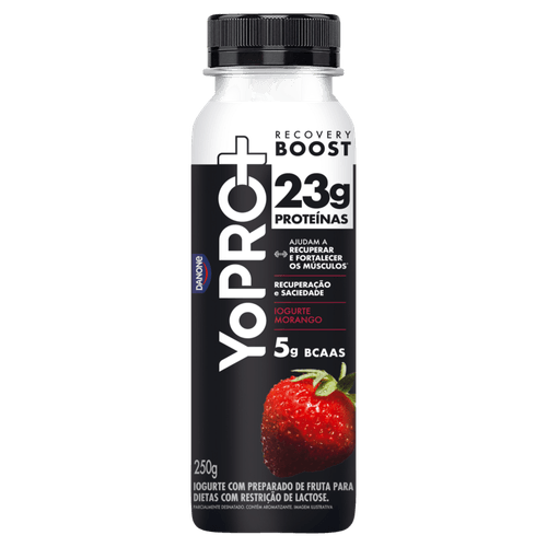 IOG LIQ DANONE YOPRO 23G PROT MORANGO 250G