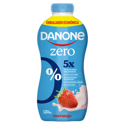 IOG LIQ DANONE ZERO 5X 1,2KG-GF DESNAT MORANGO