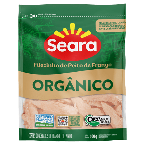 Filezinho sassami Seara Orgânico IQF 600g