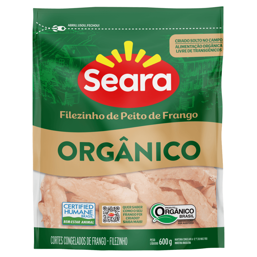 Filezinho Sassami Orgânico 600g Seara