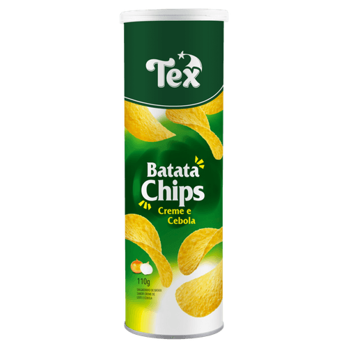 Batata Chips Tex 100g Creme de Leite e Cebola