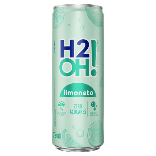 REFRIG H2OH SLEEK 350 ML -LT LIMONETO ZERO AÇUCAR