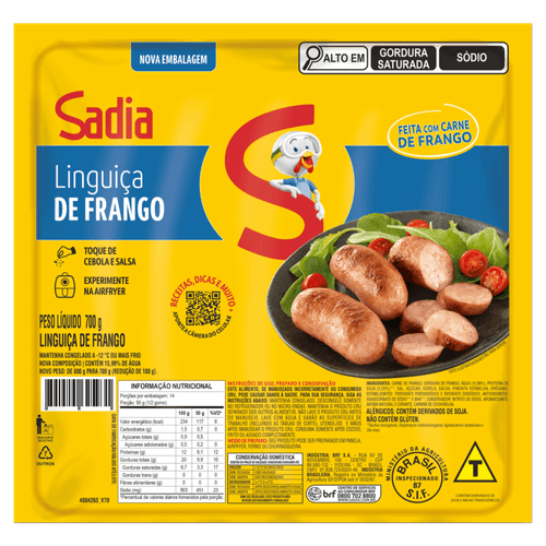 LING FRANGO SADIA 700G-PC COM CEBOLA E SALSA