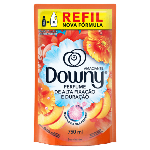 AMAC ROUPA CONC DOWNY 750ML SACHE VERAO TROPICAL