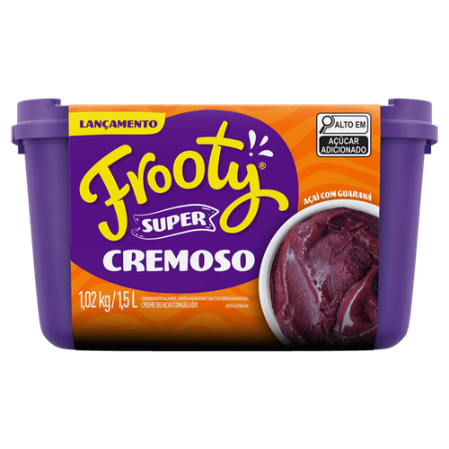 CREME ACAI FROOTY 1,5L POTE SUPER CREMOSO