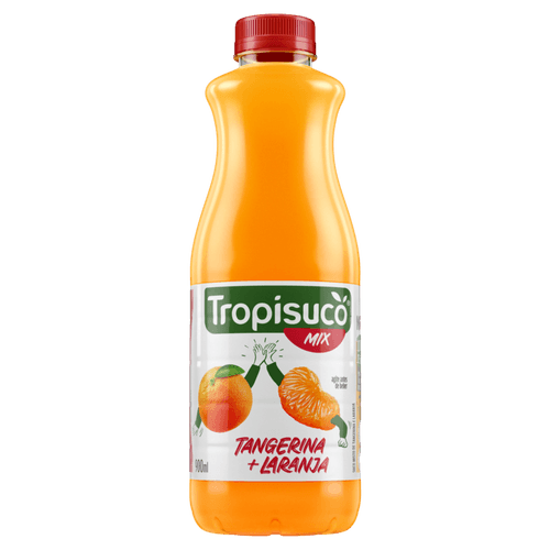 Suco Integral Tangerina e Laranja Tropisuco Mix Garrafa 900ml