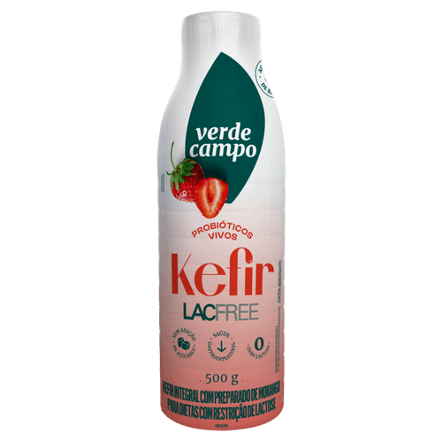 KEFIR VCAMPO LACFREE MORANGO  GF-500G