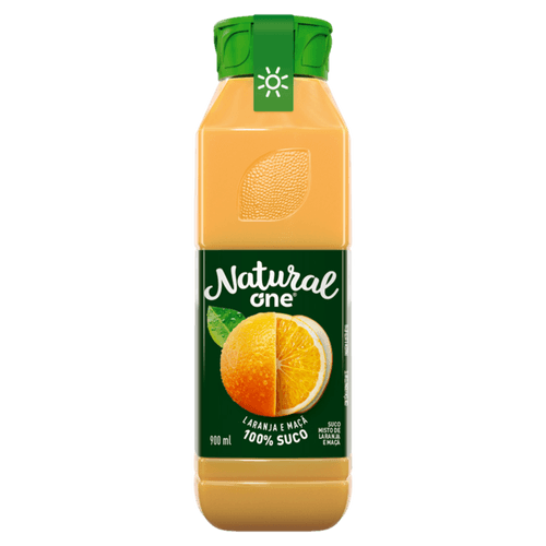 SUCO NAT ONE 900ML LARANJA/MAÇA