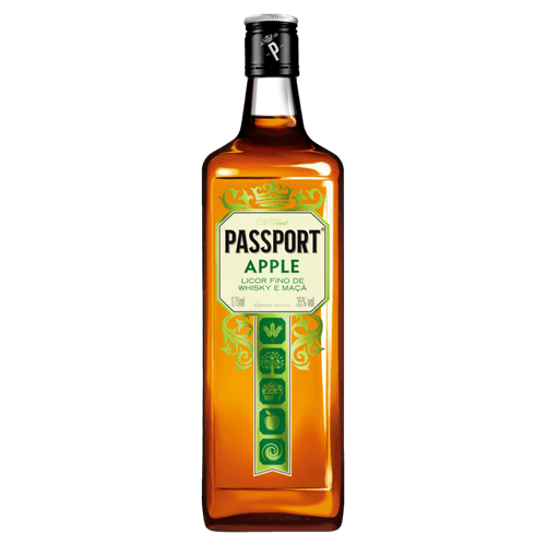 Licor Fino de Whisky Maçã Passport Garrafa 670ml