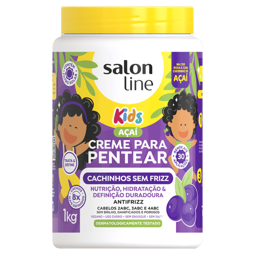 CR PENT SALON LINE KIDS 1KG-PT AÇAI