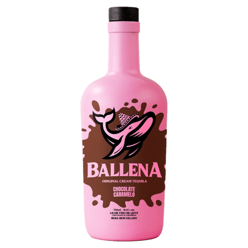 Licor Fino de Leite Chocolate e Caramelo Ballena Garrafa 750ml