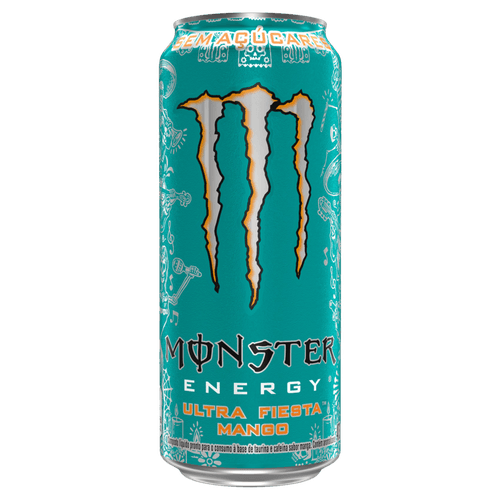 Monster Energy Ultra Fiesta Mango Bebida energética sem açúcar 473 ml