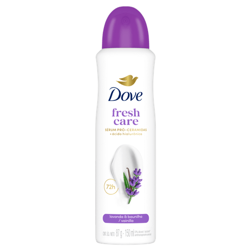 DESODORANTE AEROSOL DOVE FEMININO 87G LAVANDA E BAUNILHA