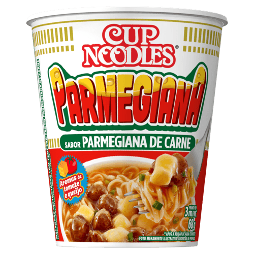 CUP NOODLES PARMEGIANA CARNE 68G