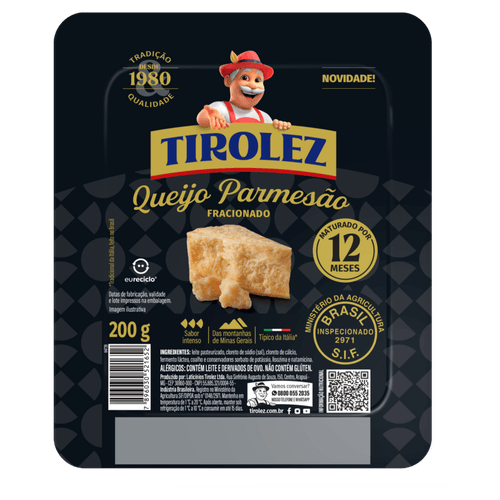 QUEIJO PARM TIROLEZ 12M FRAC 200G